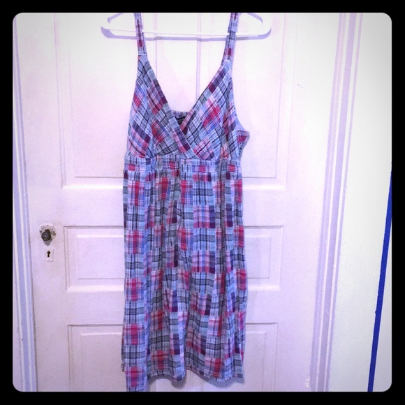 Faded Glory Dresses & Skirts - Pink and Blue Plaid Tank Dress